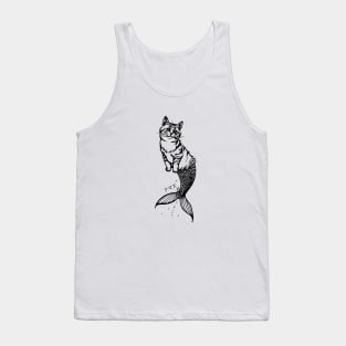 cat mermaid Tank Top